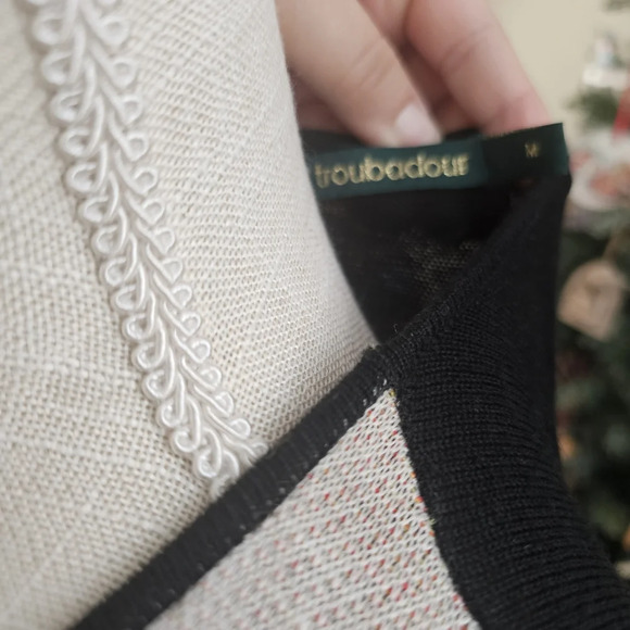 Anthropologie Troubadour Petale Sweater sleeveless dress medium - Picture 6 of 9